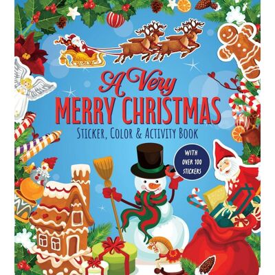 Workman A Very Merry Christmas Sticker, Color & Activity Book Workman A Very Merry Christmas Sticker, Color & Activity Book