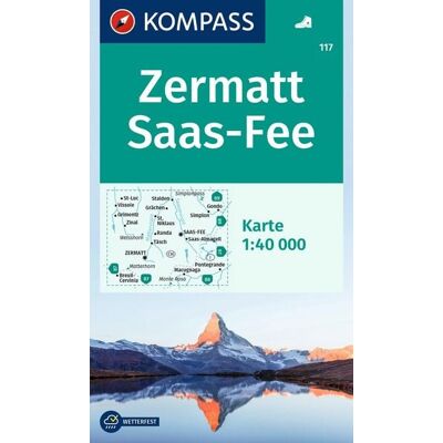 Kompass-Karten KOMPASS Wanderkarte 117 Zermatt, Saas-Fee 1:40.000 Kompass-Karten KOMPASS Wanderkarte 117 Zermatt, Saas-Fee 1:40.000