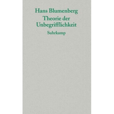 Suhrkamp Theorie der Unbegrifflichkeit Suhrkamp Theorie der Unbegrifflichkeit