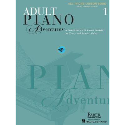Faber Piano Adventures Adult Piano Adventures All-In-One Piano Course Book 1 - Book/Online Audio Faber Piano Adventures Adult Piano Adventures All-In-One Piano Course Book 1 - Book/Online Audio