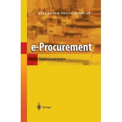 Springer E-Procurement Springer E-Procurement