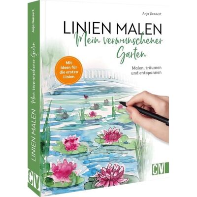 Christophorus Linien malen – Mein verwunschener Garten Christophorus Linien malen – Mein verwunschener Garten