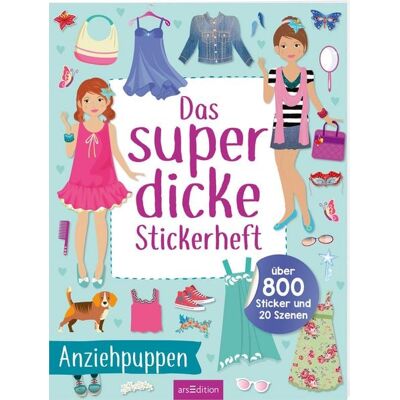 arsedition Das superdicke Stickerheft – Anziehpuppen arsedition Das superdicke Stickerheft – Anziehpuppen