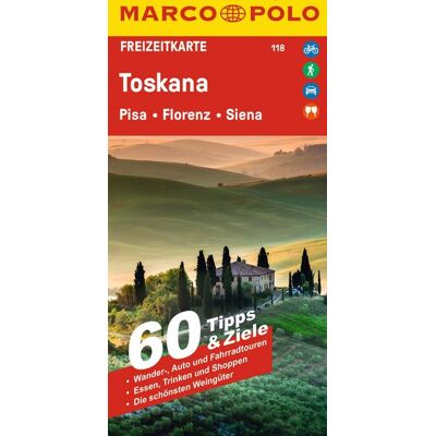 MairDuMont MARCO POLO Freizeitkarte 118 Toskana 1:125.000 MairDuMont MARCO POLO Freizeitkarte 118 Toskana 1:125.000