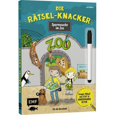 Edition Michael Fischer / EMF Verlag Die Rätsel-Knacker – Spurensuche im Zoo (Buch mit abwischbarem Stift) Edition Michael Fischer / EMF Verlag Die Rätsel-Knacker – Spurensuche im Zoo (Buch mit abwischbarem Stift)
