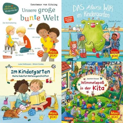 Carlsen Maxi-Pixi-4er-Set 95: Neues aus dem Kindergarten (4x1 Exemplar) Carlsen Maxi-Pixi-4er-Set 95: Neues aus dem Kindergarten (4x1 Exemplar)