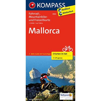 Kompass-Karten KOMPASS Fahrradkarte 3500 Mallorca (2 Karten im Set) 1:70.000 Kompass-Karten KOMPASS Fahrradkarte 3500 Mallorca (2 Karten im Set) 1:70.000