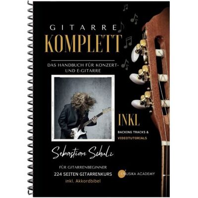 Schulmann Verlag Gitarre Komplett - Das Handbuch für Konzert- und E-Gitarre mit praktischer Spiralbindung Schulmann Verlag Gitarre Komplett - Das Handbuch für Konzert- und E-Gitarre mit praktischer Spiralbindung