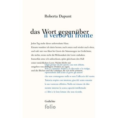 Folio Das Wort gegenüber Folio Das Wort gegenüber