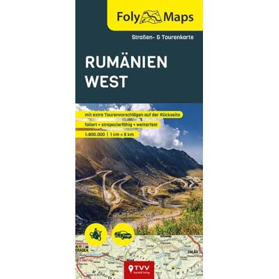 TVV Touristik-Verlag GmbH FolyMap Rumänien West TVV Touristik-Verlag GmbH FolyMap Rumänien West