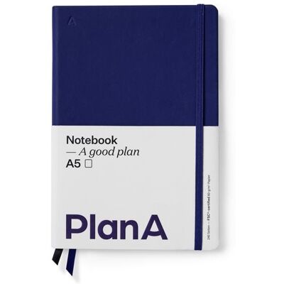 Thalia Notizbuch A5 Hardcover Blanko Navy Blue Thalia Notizbuch A5 Hardcover Blanko Navy Blue