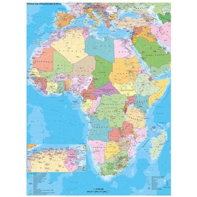 Stiefel Eurocart Stiefel Wandkarte Großformat Afrika, politischmit Postleitbereichen , englische Ausgabe, ohne Metallstäbe Stiefel Eurocart Stiefel Wandkarte Großformat Afrika, politischmit Postleitbereichen , englische Ausgabe, ohne Metallstäbe