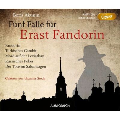 Steinbach Sprechende Bücher Fünf Fälle für Erast Fandorin (5 MP3-CDs) Steinbach Sprechende Bücher Fünf Fälle für Erast Fandorin (5 MP3-CDs)
