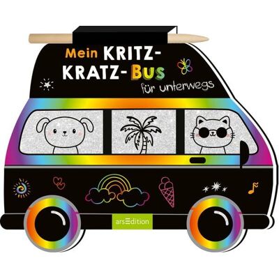 arsedition Mein Kritzkratz-Bus für unterwegs arsedition Mein Kritzkratz-Bus für unterwegs
