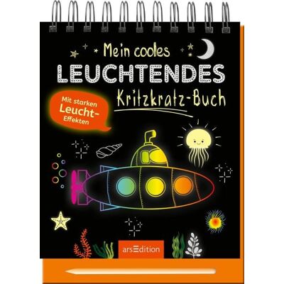 arsedition Mein cooles leuchtendes Kritzkratz-Buch arsedition Mein cooles leuchtendes Kritzkratz-Buch