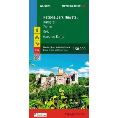KOMPASS freytag und berndt Freytag & berndt Wanderkarte WK 0073 Nationalpark Thayatal, Kamptal - Znaim - Retz - Gars am Kamp 1:50.000 KOMPASS freytag und berndt Freytag & berndt Wanderkarte WK 0073 Nationalpark Thayatal, Kamptal - Znaim - Retz - Gars am Kamp 1:50.000
