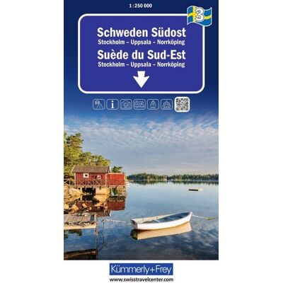 Kümmerly+Frey Regional-Strassenkarte 3 Schweden Südost 1:250.000 Kümmerly+Frey Regional-Strassenkarte 3 Schweden Südost 1:250.000