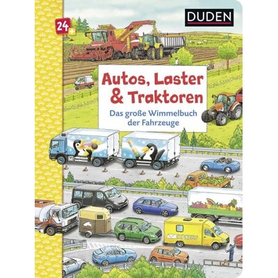 FISCHER Sauerländer Duden Duden 24+: Autos, Laster & Traktoren: Das große Wimmelbuch der Fahrzeuge FISCHER Sauerländer Duden Duden 24+: Autos, Laster & Traktoren: Das große Wimmelbuch der Fahrzeuge