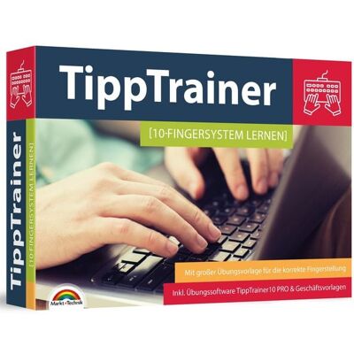 Markt + Technik Verlag 10 Finger Tippen für zu Hause am PC lernen - blind jedes Wort finden - Maschinenschreiben inkl. Tipp Trainer Software für den PC Markt + Technik Verlag 10 Finger Tippen für zu Hause am PC lernen - blind jedes Wort finden - Maschinenschreiben inkl. Tipp Trainer Software für den PC