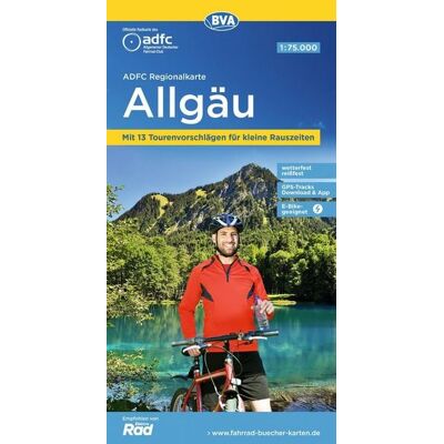 Kompass-Karten BVA ADFC Regionalkarte Allgäu 1:75.000 Kompass-Karten BVA ADFC Regionalkarte Allgäu 1:75.000