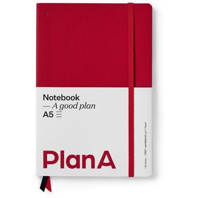 Thalia Notizbuch A5 Softcover Liniert Berry Red Thalia Notizbuch A5 Softcover Liniert Berry Red