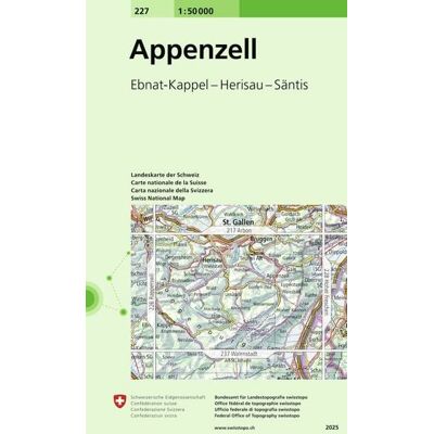 Swisstopo 227 Appenzell Swisstopo 227 Appenzell