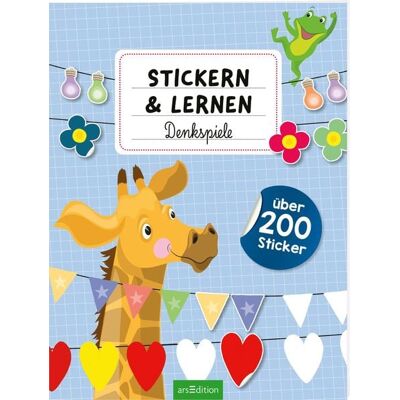 arsedition Stickern und Lernen – Denkspiele arsedition Stickern und Lernen – Denkspiele