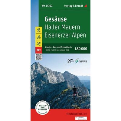 KOMPASS freytag und berndt Freytag & berndt Wanderkarte WK 0062 Gesäuse, Haller Mauern - Eisenerzer Alpen 1:50.000 KOMPASS freytag und berndt Freytag & berndt Wanderkarte WK 0062 Gesäuse, Haller Mauern - Eisenerzer Alpen 1:50.000