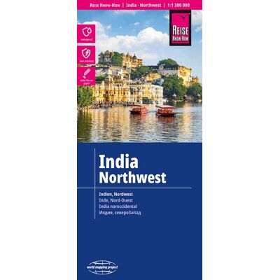 Reise Know-How Verlag Peter Rump GmbH Reise Know-How Landkarte Indien, Nordwest / India, Northwest (1:1.300.000) Reise Know-How Verlag Peter Rump GmbH Reise Know-How Landkarte Indien, Nordwest / India, Northwest (1:1.300.000)