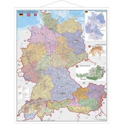 Stiefel Eurocart Deutschland/Österreich/Schweiz Postleitzahlen- und Organisationskarte Stiefel Eurocart Deutschland/Österreich/Schweiz Postleitzahlen- und Organisationskarte