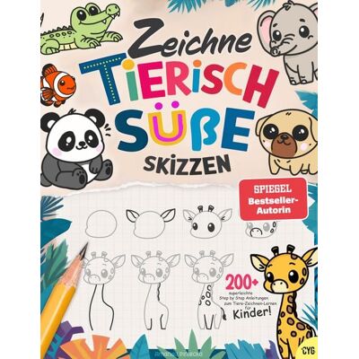 Cyguides Verlag Zeichne tierisch süße Skizzen Cyguides Verlag Zeichne tierisch süße Skizzen