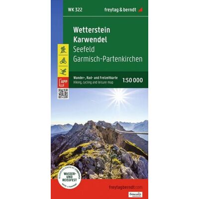 KOMPASS freytag und berndt freytag & berndt Wanderkarte WK 322 Wetterstein - Karwendel, Seefeld - Garmisch-Partenkirchen 1:50.000 KOMPASS freytag und berndt freytag & berndt Wanderkarte WK 322 Wetterstein - Karwendel, Seefeld - Garmisch-Partenkirchen 1:50.000