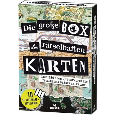 Moses verlag Die große Box der rätselhaften Karten Moses verlag Die große Box der rätselhaften Karten