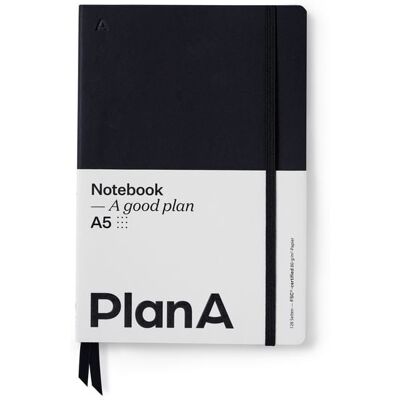 Thalia Notizbuch A5 Softcover Punktiert Midnight Black Thalia Notizbuch A5 Softcover Punktiert Midnight Black