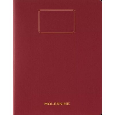 Moleskine Student Cahier, XXL, blanko, Kartoneinband, Rot Moleskine Student Cahier, XXL, blanko, Kartoneinband, Rot