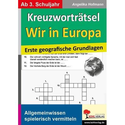 Kohl-Verlag eBooks Kreuzworträtsel Wir in Europa Kohl-Verlag eBooks Kreuzworträtsel Wir in Europa