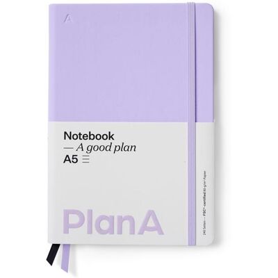 Thalia Notizbuch A5 Hardcover Liniert Mauve Purple Thalia Notizbuch A5 Hardcover Liniert Mauve Purple