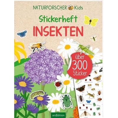arsedition Naturforscher-Kids – Stickerheft Insekten arsedition Naturforscher-Kids – Stickerheft Insekten