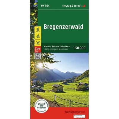 KOMPASS freytag und berndt Freytag & berndt Wanderkarte WK 364 Bregenzerwald 1:50.000 KOMPASS freytag und berndt Freytag & berndt Wanderkarte WK 364 Bregenzerwald 1:50.000