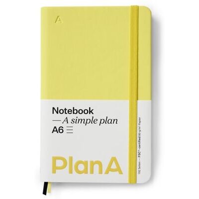 Thalia Notizbuch A6 Hardcover Liniert Lemon Yellow Thalia Notizbuch A6 Hardcover Liniert Lemon Yellow