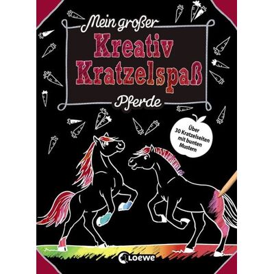 Loewe Mein großer Kreativ-Kratzelspaß: Pferde Loewe Mein großer Kreativ-Kratzelspaß: Pferde