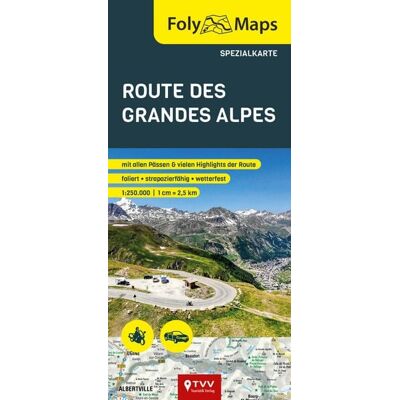 TVV Touristik-Verlag GmbH FolyMaps Route des Grandes Alpes Spezialkarte TVV Touristik-Verlag GmbH FolyMaps Route des Grandes Alpes Spezialkarte