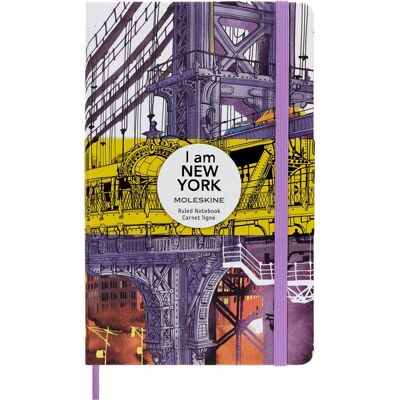 Moleskine I AM the city New York Notizbuch limitierte Ausgabe, L/A5, liniert, fester Einband Moleskine I AM the city New York Notizbuch limitierte Ausgabe, L/A5, liniert, fester Einband