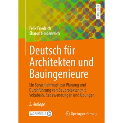 Springer Fachmedien Wiesbaden GmbH Deutsch für Architekten und Bauingenieure Springer Fachmedien Wiesbaden GmbH Deutsch für Architekten und Bauingenieure
