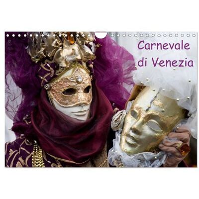 Carnevale di Venezia 2026 (Wandkalender 2026 DIN A4 quer), CALVENDO Monatskalender Carnevale di Venezia 2026 (Wandkalender 2026 DIN A4 quer), CALVENDO Monatskalender