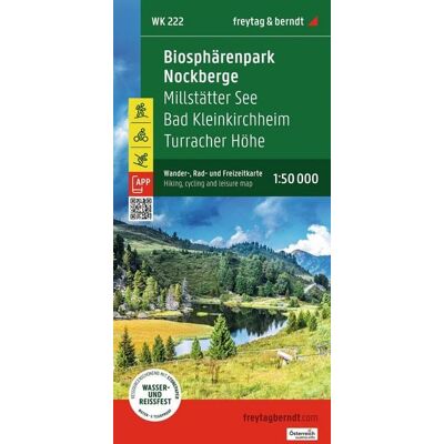 KOMPASS freytag und berndt Freytag & berndt Wanderkarte WK 222 Biosphärenpark Nockberge, Millstätter See - Bad Kleinkirchheim - Turracher Höhe 1:50.000 KOMPASS freytag und berndt Freytag & berndt Wanderkarte WK 222 Biosphärenpark Nockberge, Millstätter See - Bad Kleinkirchheim - Turracher Höhe 1:50.000