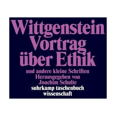 Suhrkamp Vortrag über Ethik Suhrkamp Vortrag über Ethik