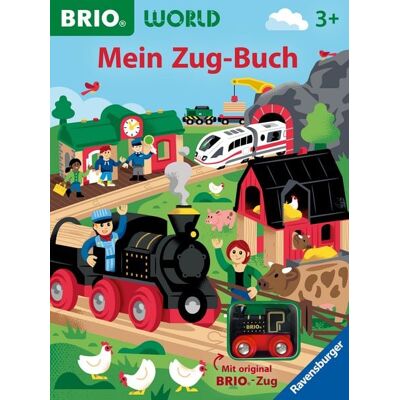 Ravensburger Verlag GmbH BRIO World: Mein Zug-Buch - Großes Vorlese-Spielbuch mit original BRIO-Zug und Gleisspuren auf jeder Seite Ravensburger Verlag GmbH BRIO World: Mein Zug-Buch - Großes Vorlese-Spielbuch mit original BRIO-Zug und Gleisspuren auf jeder Seite