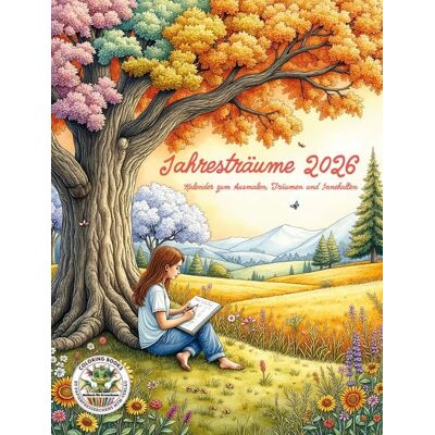 Papierfresserchens MTM-Verlag Jahresträume 2026 - Kalender zum Ausmalen, Träumen und Innehalten Papierfresserchens MTM-Verlag Jahresträume 2026 - Kalender zum Ausmalen, Träumen und Innehalten