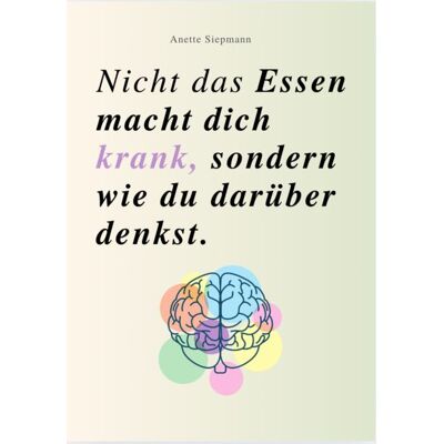 Reichenbacher Publishing GmbH Nicht das Essen Macht Dich Krank, Sondern wie Du Darüber Denkst Reichenbacher Publishing GmbH Nicht das Essen Macht Dich Krank, Sondern wie Du Darüber Denkst